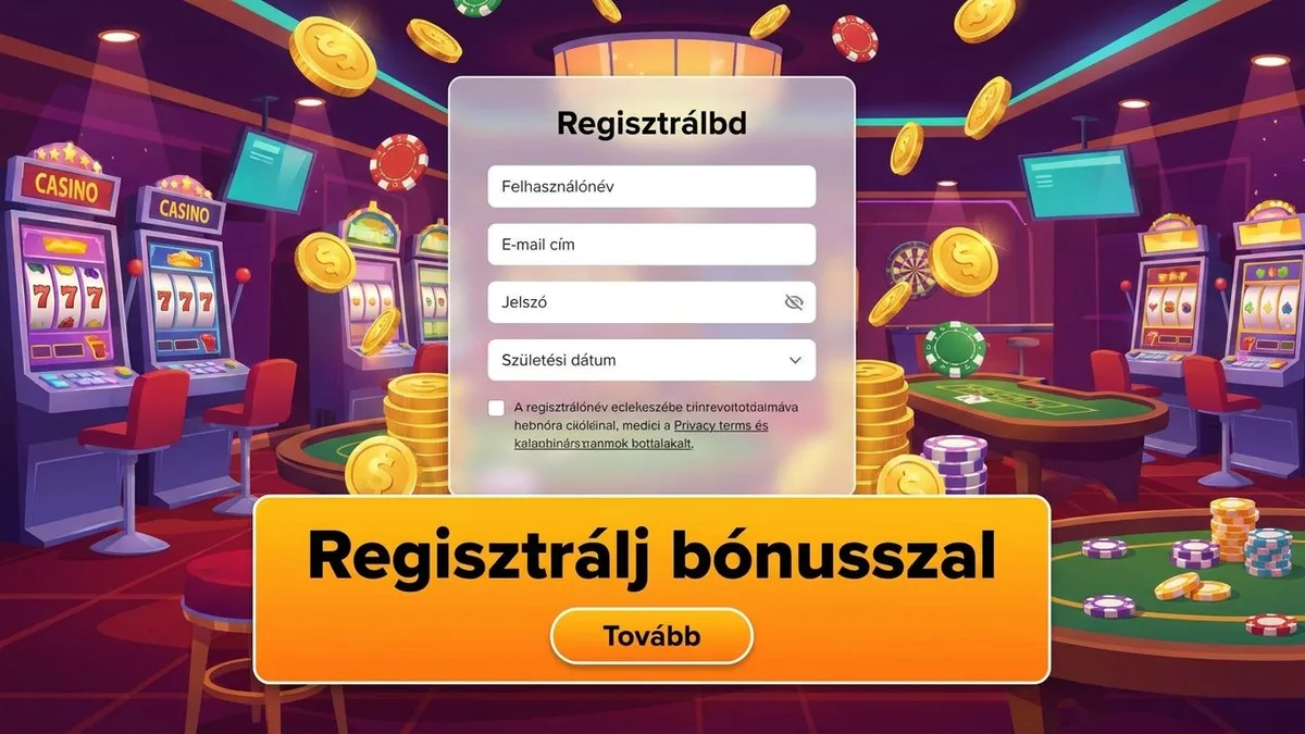 Regisztráció bónusszal