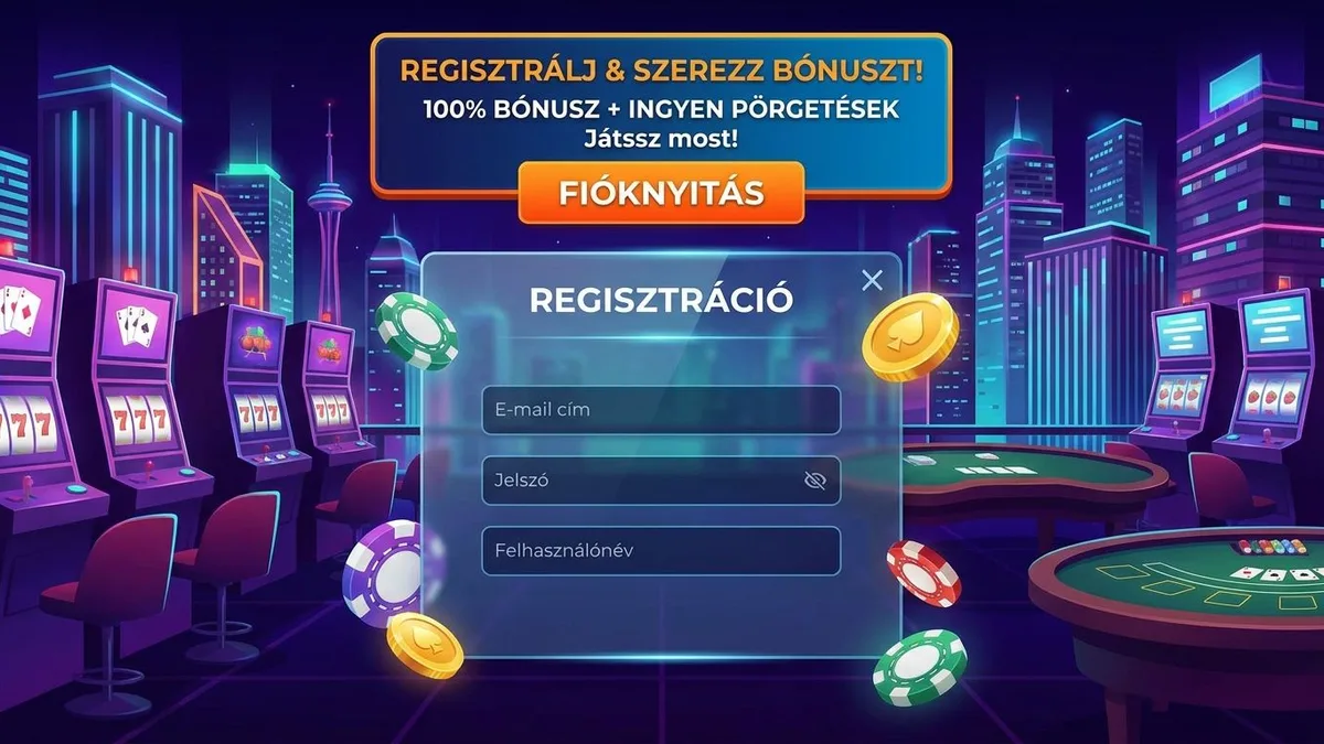 Regisztráció bónusszal